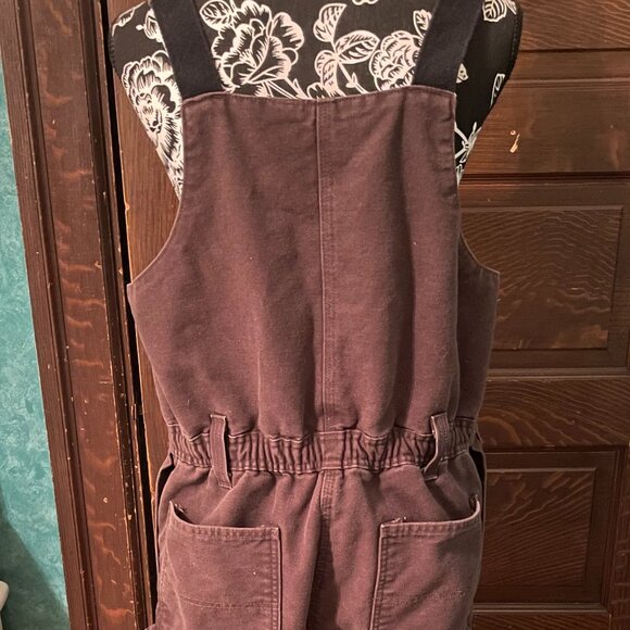 Carhartt 102743 - Women's Weathered Duck Wildwood Bib Overalls - Quilt Lined - Picture 2 of 4